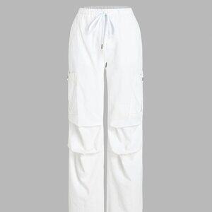 Cider Denim Drawstring Cargo Pants